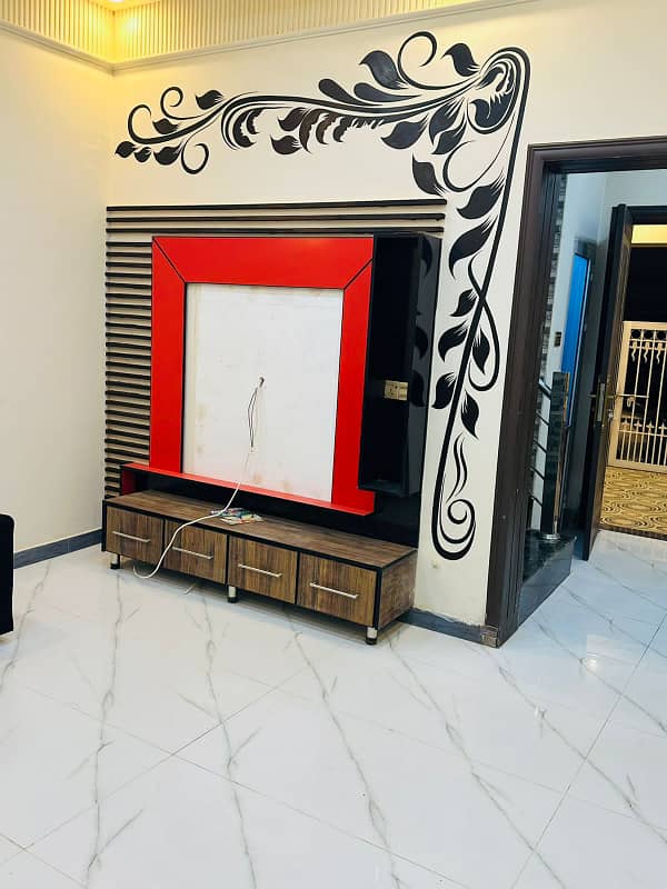 6 Marla Vip Fully Furnished Brand New House For Rent Al-Noor Garden Society Area Boundary Wall Canal Road Faisalabad 23