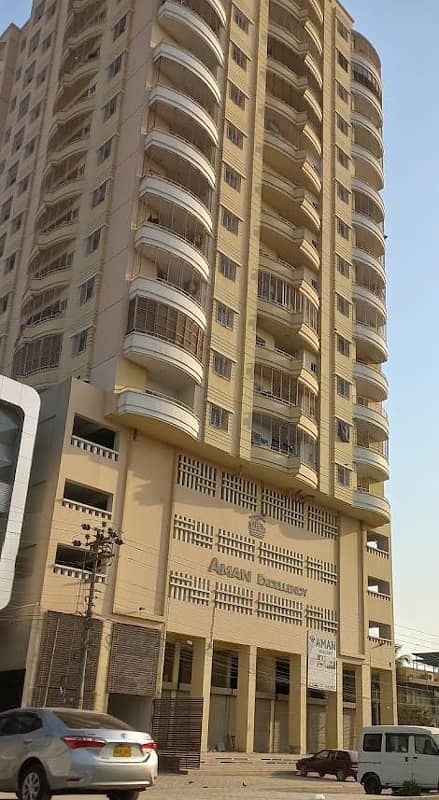 Prime 2-Bed Corner Apartment, 1,050 sq. ft. , for Sale in Aman Excellency, North Nazimabad Block B Ideal Location! 0