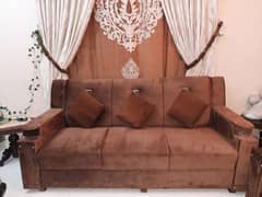 wooden sofa set