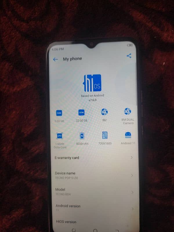 TECNO POP 5 LTE 3. Ram 32. GB More 2