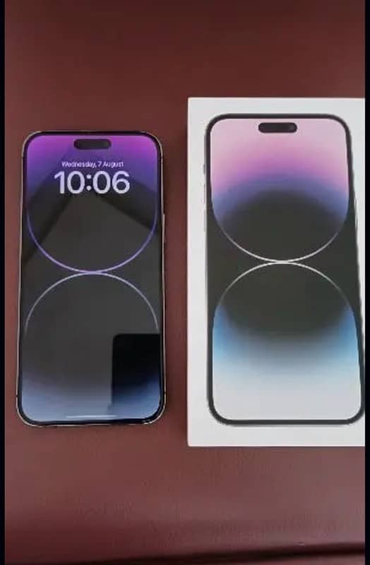 I phone 14 pro max 256gb physical dual pta approved 0