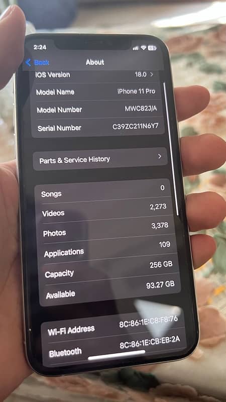 iPhone 11 pro PTA Approved 256 GB 1