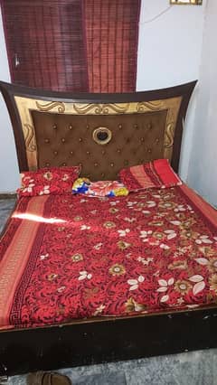 wood bed set for sale