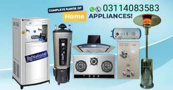 ELECTRIC WATER HEATER GEYSER/ GAS STOVE / HOOD / HOOB/ 03114083583