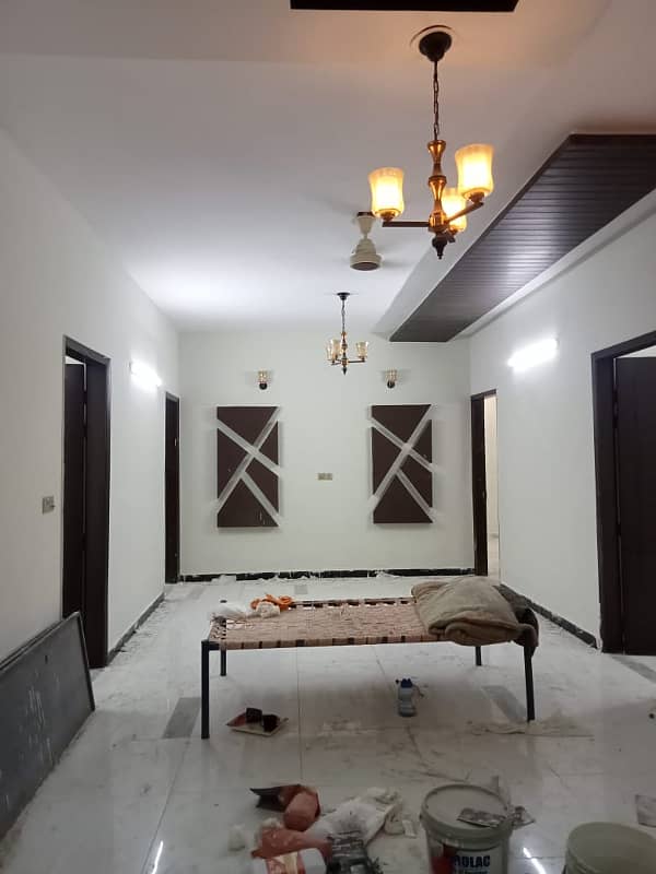 Brand New Portion 400 Sq Yards Ground Floor 4 Bed DD In VIP Block 15 Gulistan e Jauhar 6