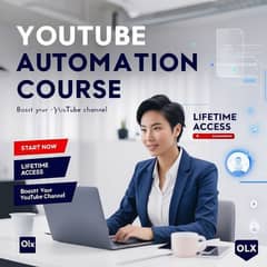 "YouTube Automation Course - Lifetime Access Earn Through Monetization