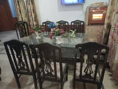 Dining table 8 chairs