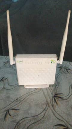 ptcl router with adoptor and connectors