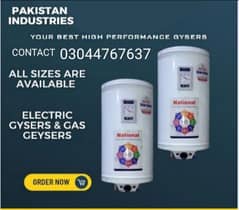 ELECTRIC+ GAS GAYSER/water heater/AUTOMATIC GEYSER INSTANT/03044767637