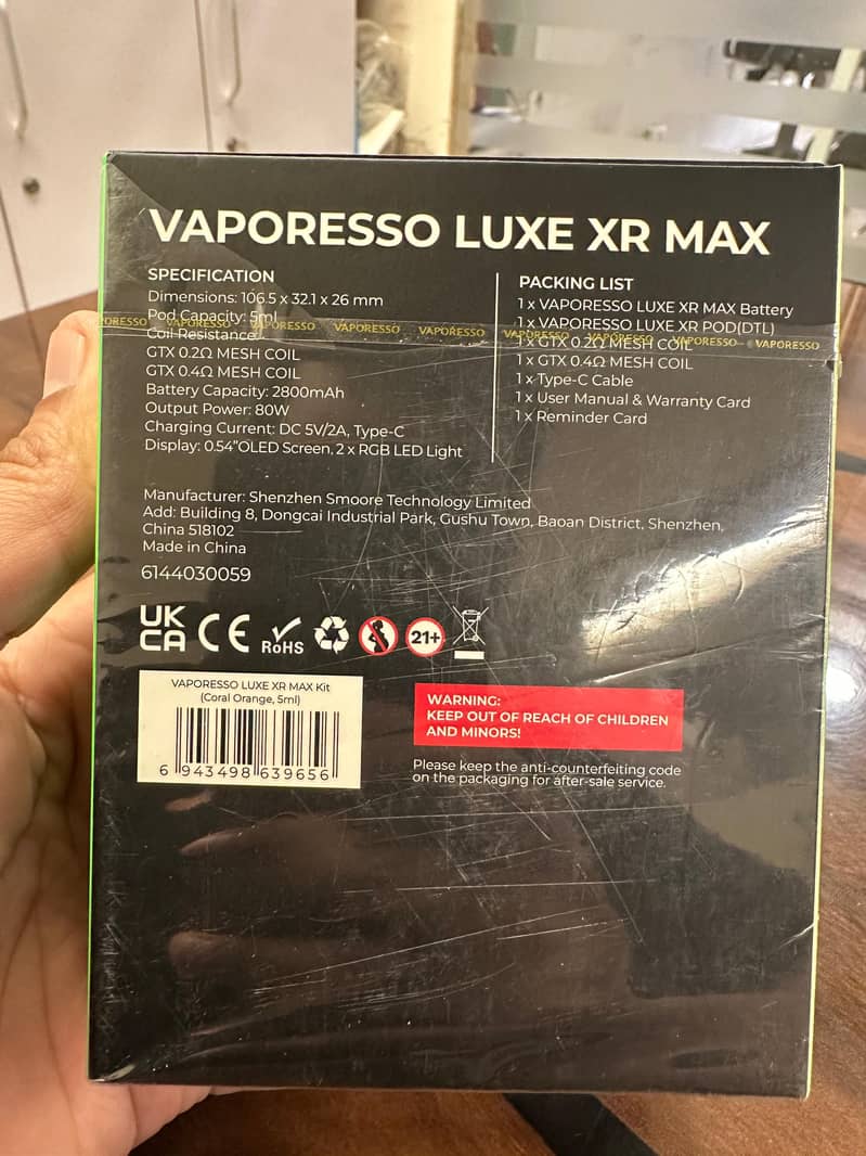 Vaporesso Luxe XR Max 7