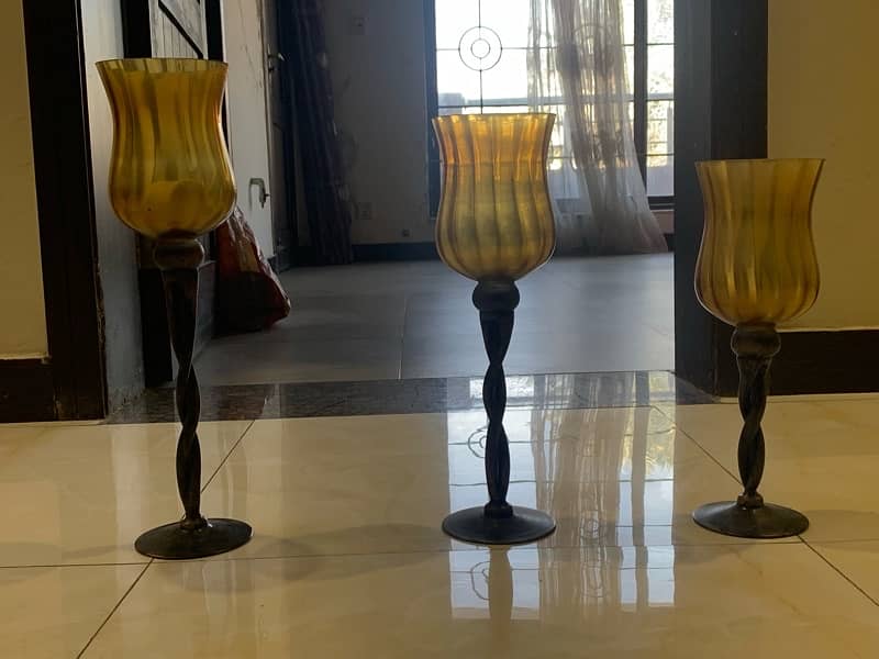 Set of 3 Candle stands 0