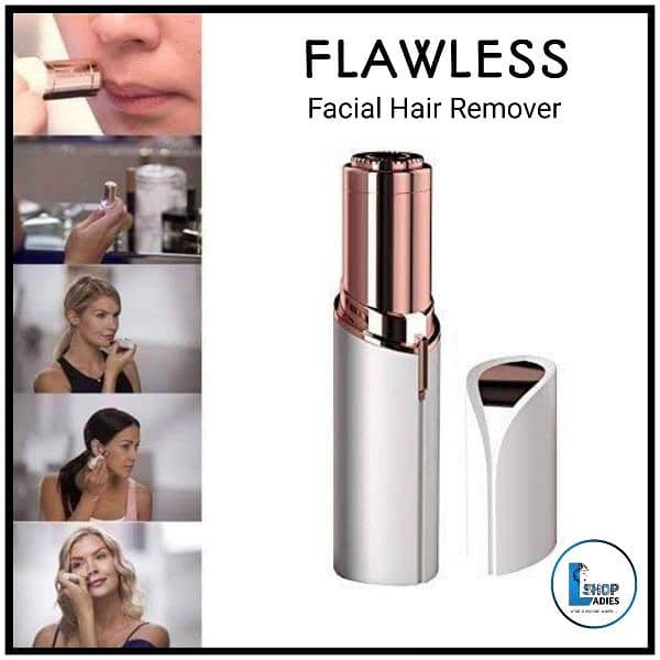 Flawless Hair Remover for Women - Painless Facial Hair Removal 1