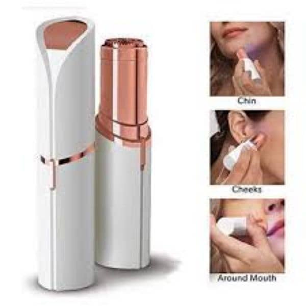 Flawless Hair Remover for Women - Painless Facial Hair Removal 2