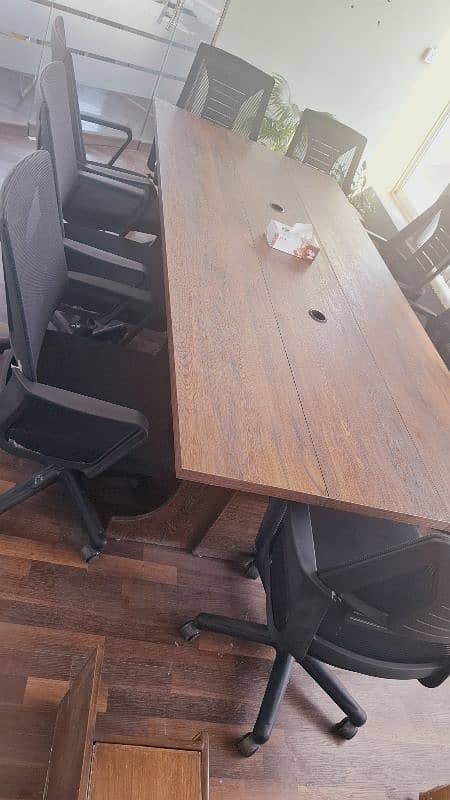 Conference table/ folding table with chairs 3