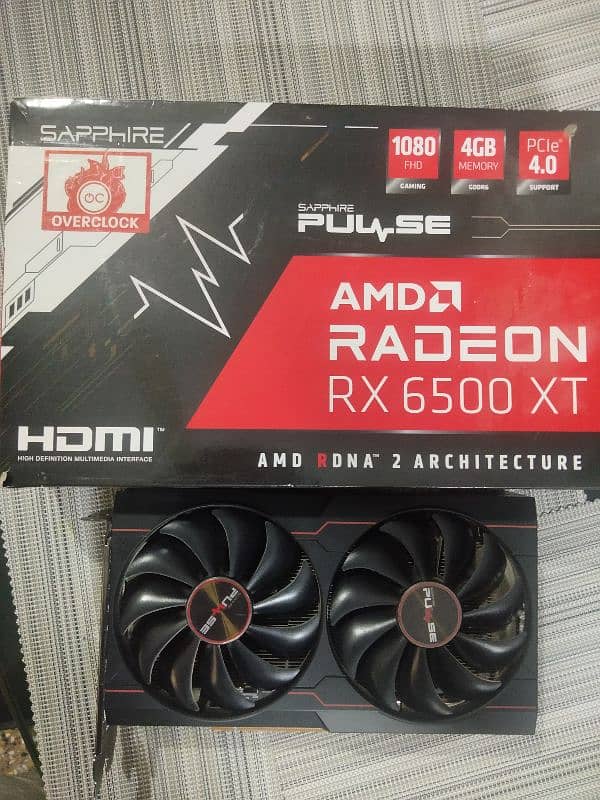 6500xt 4gb ddr6 gpu 1