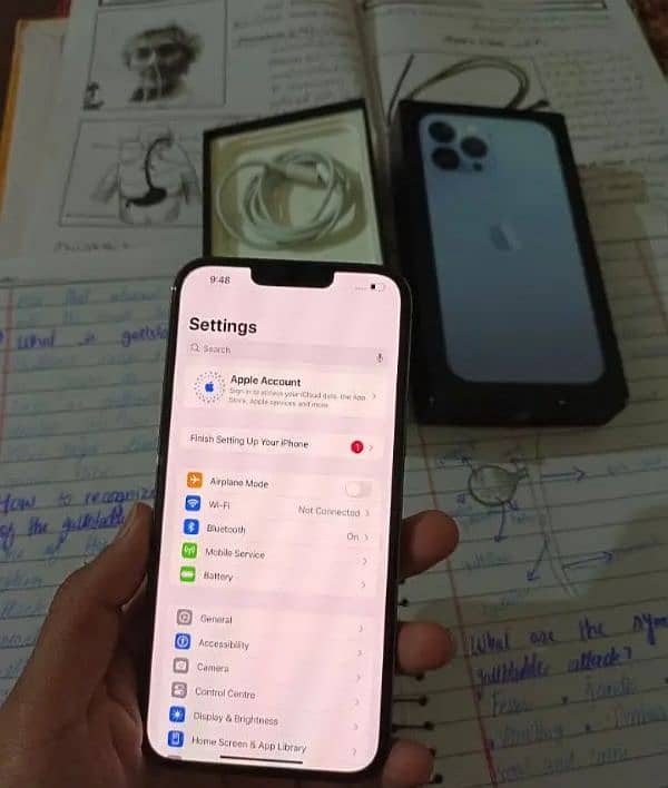 iPhone 13 pro max JV 128gb 100 health 5