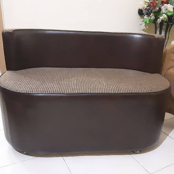 Sofa set chocolate brown color 0