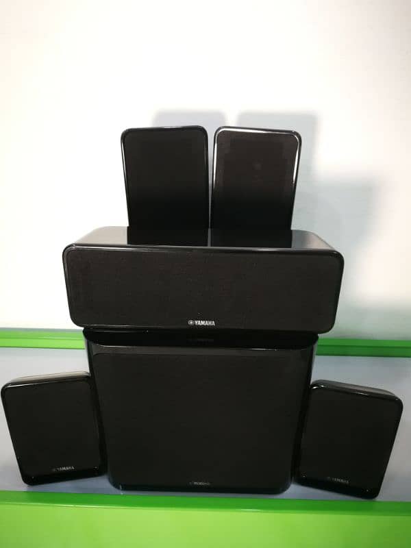 yamaha speaker system 5.1 channel 0