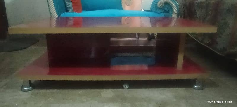 wooden strong centre table for sale 2