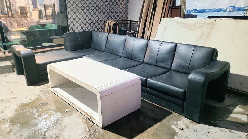 7 seater L shape sofa 0