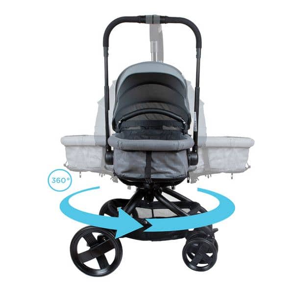 infanti Pram and baby car seat 3