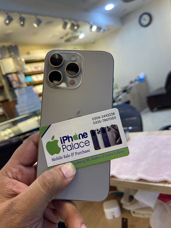 I Phone 15 Pro max PTA 512GB 0