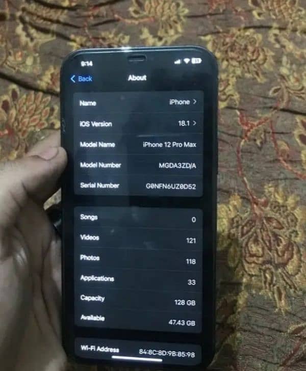 iphone 12pro max factory unlock with box 1