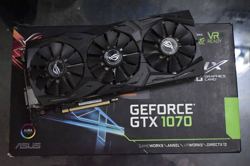 GEFORCE GTX 1070 ASUS ROG STRIX 0