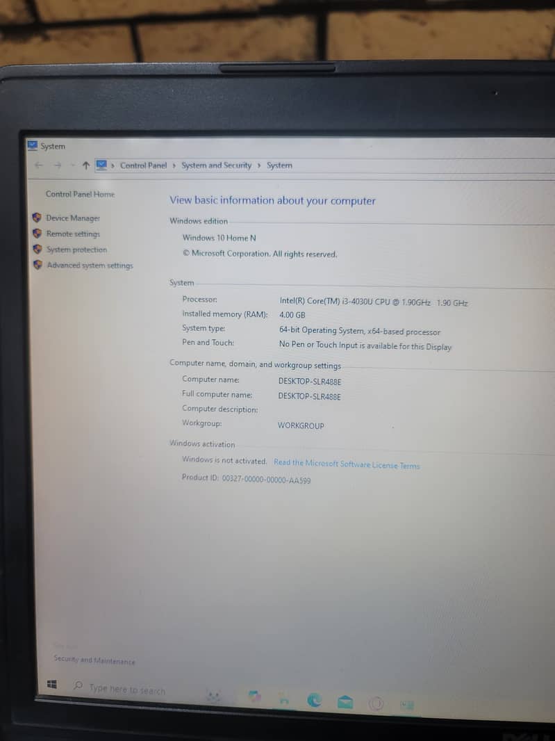Core i3 4th generation Dell laptop 0