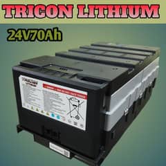 LITHIUM BATTERIES AVAILABLE 24V-70AH