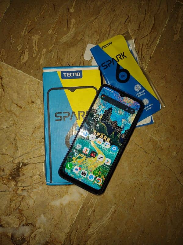 TECNo spark 6 go 4 64 box bhi han 2