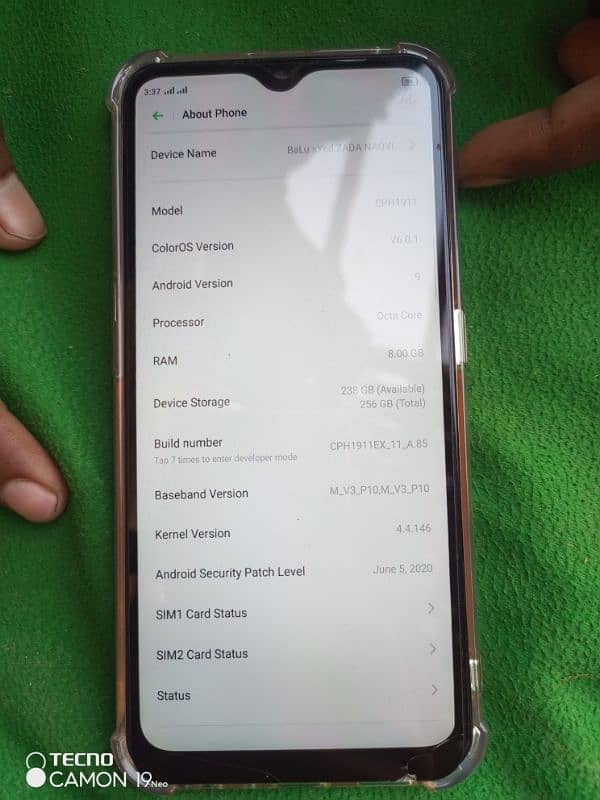 Oppof11 8 256 gb 10/10 exchange possible 3