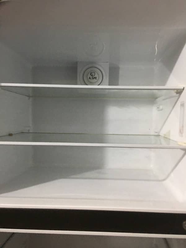 Haier refrigerator model no HRF-538 red colour 1