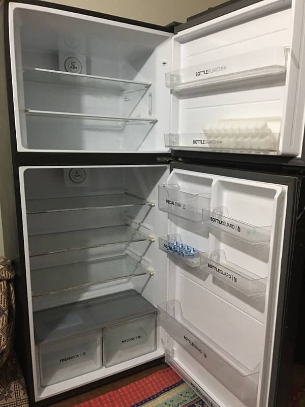 Haier refrigerator model no HRF-538 red colour 2