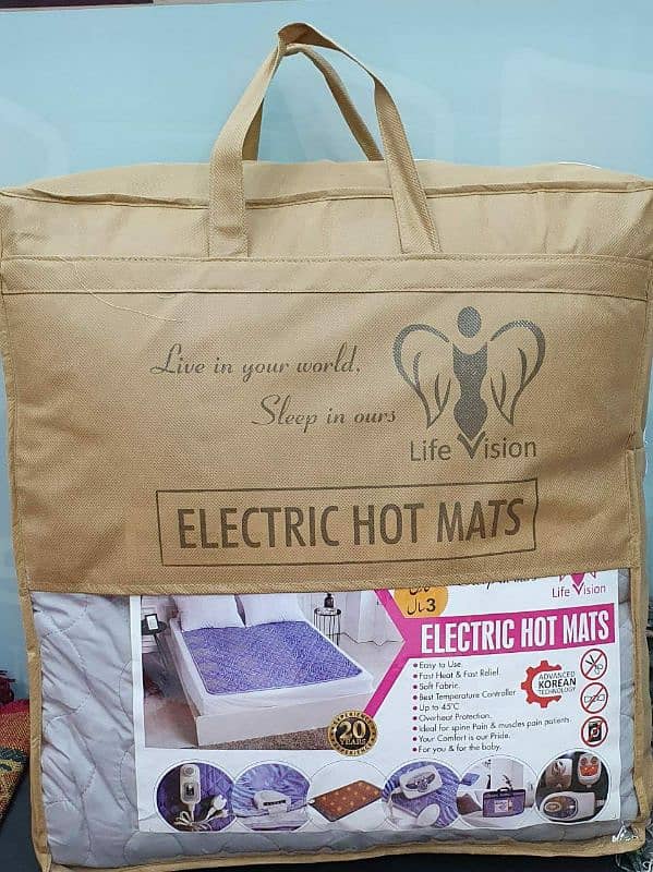 Electric Blanket For Single bed and Double bed warmer pad for winters 0