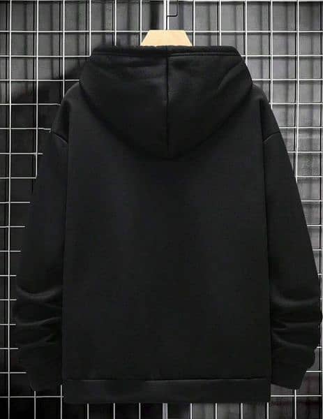 1 pcs Men's fleece Plain Hoodie 2