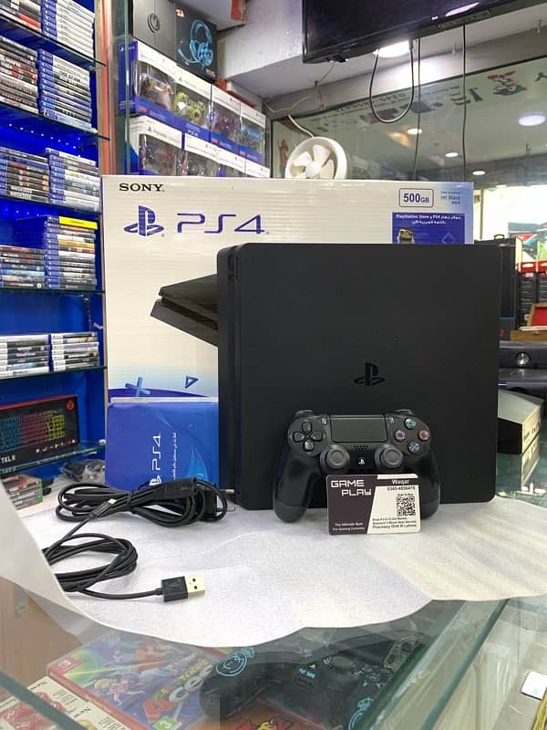 ps4 slim 500 gb ( great condition ) 0