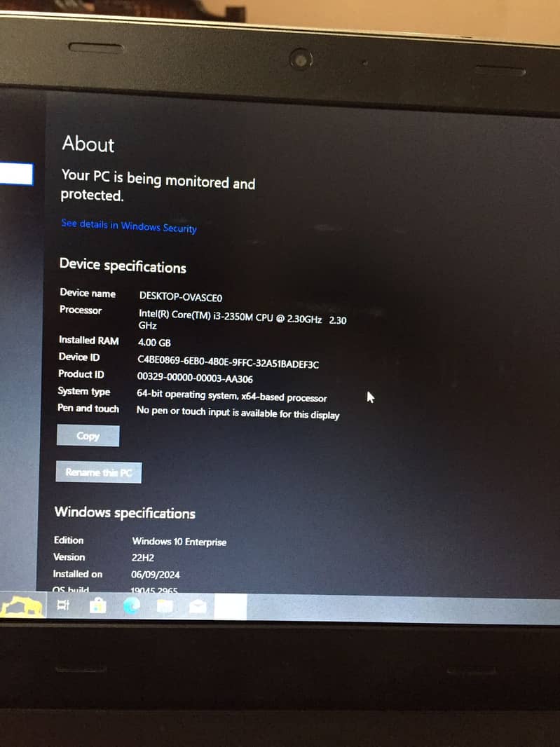 lenovo E320 core i3 2nd gen 5