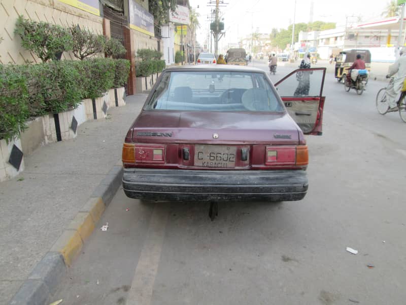 Nissan Sunny 1983, A Complete Family Car, O333,7O77. O95 8