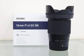 Sigma 16mm F/1.4 For Sony E Mount (HnB Digital)