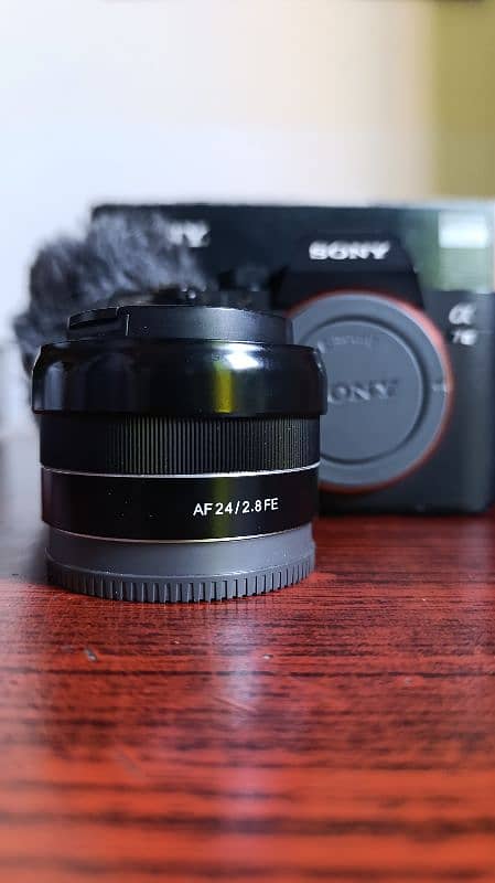 Sony A7iii with Samyang 24mm F2.8 AF 1