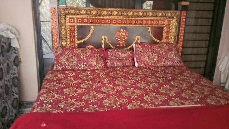 King Size Bed for sale With Mattress 0