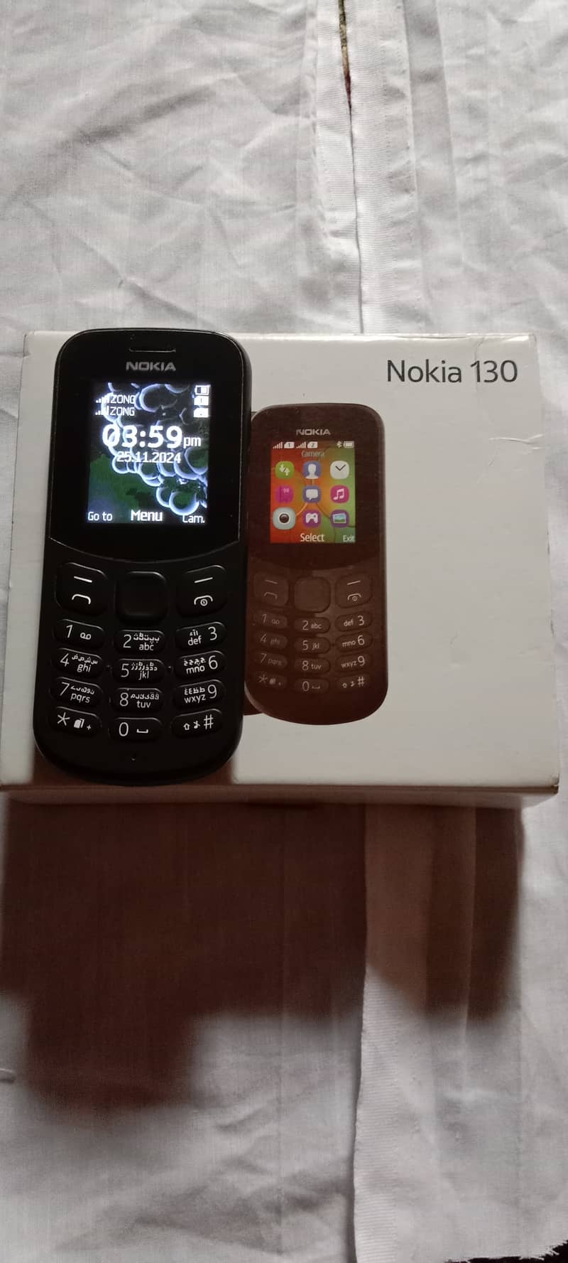 Nokia 130 Original Mobile With Box & Charger Contact 0313_2524499 0