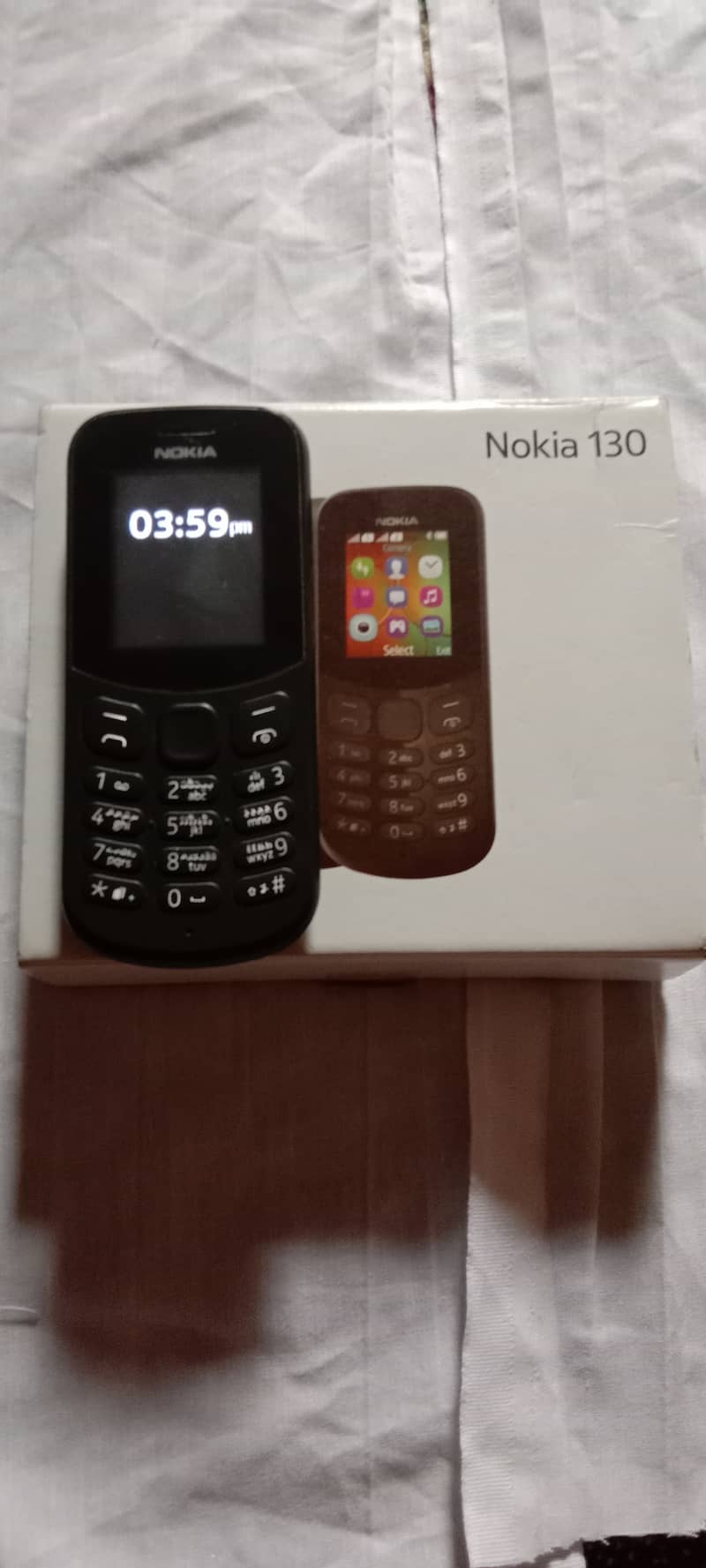 Nokia 130 Original Mobile With Box & Charger Contact 0313_2524499 1