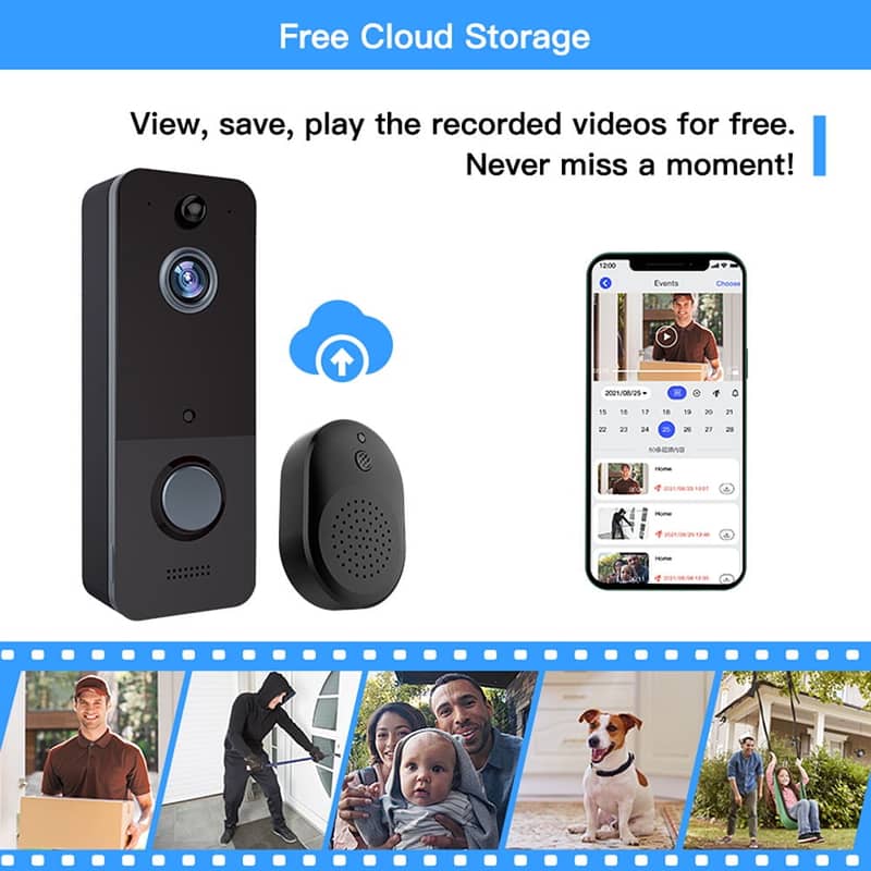 Video Doorbell Camera Wireless with Chime 3