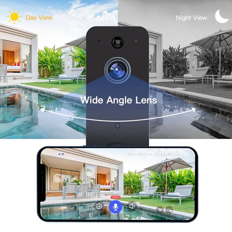 Video Doorbell Camera Wireless with Chime 4