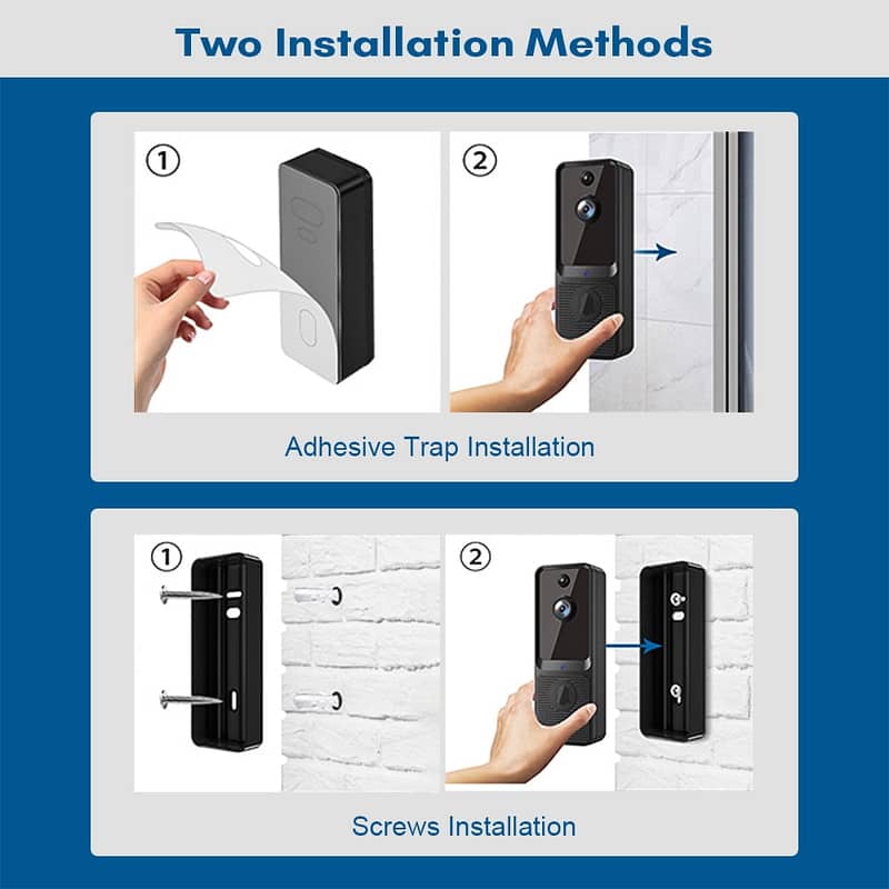 Video Doorbell Camera Wireless with Chime 5