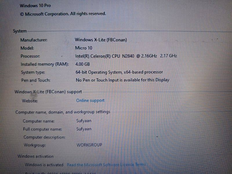 HP WINDOWS LAPTOP 6TH GEN 4