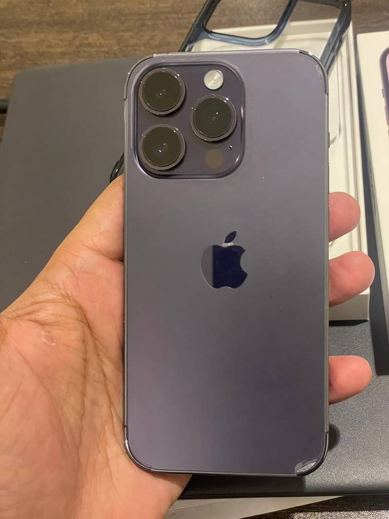 Iphone 14 pro PTA approved deep purple 1