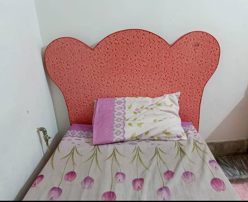 Bed and dressing with mattress is up for sale for girls room. 1